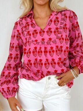 THML Lara Printed Top Size XS NWT